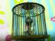 Classical Bird Cage Clock Brass Clocks photo 3