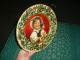 Little Boy W/ Dog Christmas Theme C D Kenny Advertising Tin / Metal Plate Metalware photo 1
