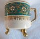 Enameled Bavarian Demitasse Cup & Saucer Mitterteich Germany Cups & Saucers photo 2