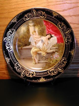 Handpainted Royal Vienna Portrait Plate photo