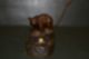 Bear Antique Viennese Bronze Bell Metalware photo 3