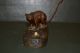 Bear Antique Viennese Bronze Bell Metalware photo 4