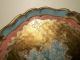 Vintage Italian Florentine Serving Tray Blue Pink White Toleware Gold Gilt Italy Toleware photo 1