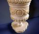 1867 Signed &dated Ox Bone Small Covered Urn Crown Portrait Laurels Dieppe? Other photo 3