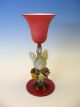 Big Early Venetian Glass Swan Chalice With Folded Foot Dr.  Testolini Stemware photo 1