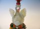 Big Early Venetian Glass Swan Chalice With Folded Foot Dr.  Testolini Stemware photo 3