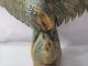 Hand Carved Wooden Eagle Large 22 X 39 Russian Vintage Carved Figures photo 1