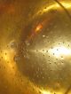 European Kitchen Old Solid Brass Large Colander Bowl 12 