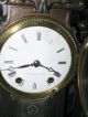 Antique Figural Mantle Clock Clocks photo 5