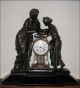 Antique Figural Mantle Clock Clocks photo 6