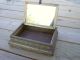 Awsome Antique Wooden Jewelry Trinket Box - Picture Of 1800 