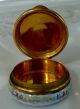 French Hand Painted Enamel Patch Box W/ Portrait Scene Boxes photo 2