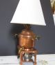 Cute Antique Copper Sternau Coffee Maker Pot (mini Samovar) Converted To Lamp Lamps photo 9
