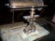 Great Antique Victorian Old Parker Bronze And Onyx Desk Table Lamp Light Lamps photo 6