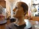 Antique Wax Head Victorian,  Glass Eyes Goodwins London Mannequin Shop Displa Other photo 8