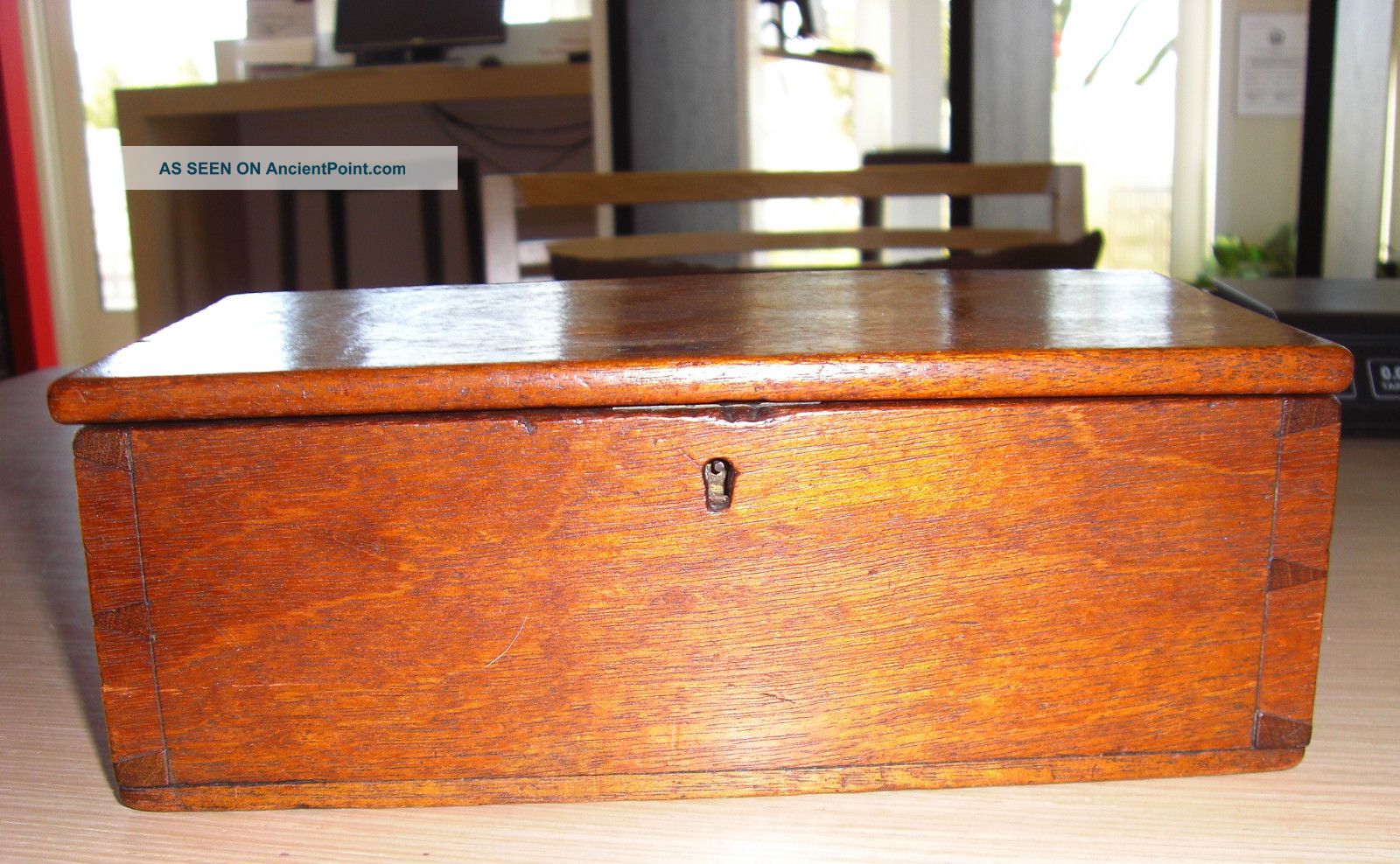 Antique Walnut Documnt Box - 19th Century Circa 1830 - 40 Boxes photo