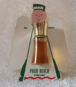 (-) (-) Fabulous Vintage Palm Beach Perfume On Vintage Card - Sweet photo