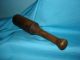 Antique Primitive,  Wooden Pestles,  Masher For Herbs,  Flat Bottoms,  10 - 5/8 