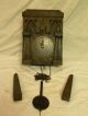 Antique American Mission Style American Cuckoo Clock In Fine Working Order Clocks photo 8