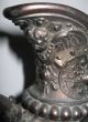 Antique Rococo Bronze/copper Ewer W/cherubs/gargoyles/secret Compartment,  Excond Metalware photo 5