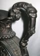 Antique Rococo Bronze/copper Ewer W/cherubs/gargoyles/secret Compartment,  Excond Metalware photo 6
