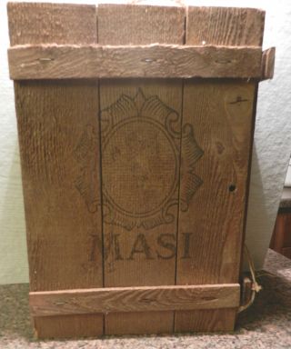 Rare Vintage Masi Italian Wine Box Crate Foreign Vintages Jericho N.  Y photo