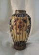 Elegant Porcelain Vase With Woven Brass Overlay - Early Teens - Asian? Vases photo 1