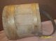Antique 1800 ' S Firkin All Orig.  Wooden Bucket W/handle & Lid Primitive Basket Vg Primitives photo 8