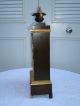French Empire Gilt/dore And Brown Patina Bronze Clock Clocks photo 6