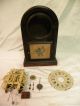 Antique Early American New Haven Round Gothic Extra Parlor Clock Clean And Runs Clocks photo 2