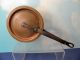 2 Pc 1 Qt Antique Hand Hammered Copper Sauce Pan Lfd&h Co Wooster St New York Metalware photo 3