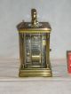 Vintage Old French Carriage Clock C 1900 / Travelling Clock Clocks photo 3