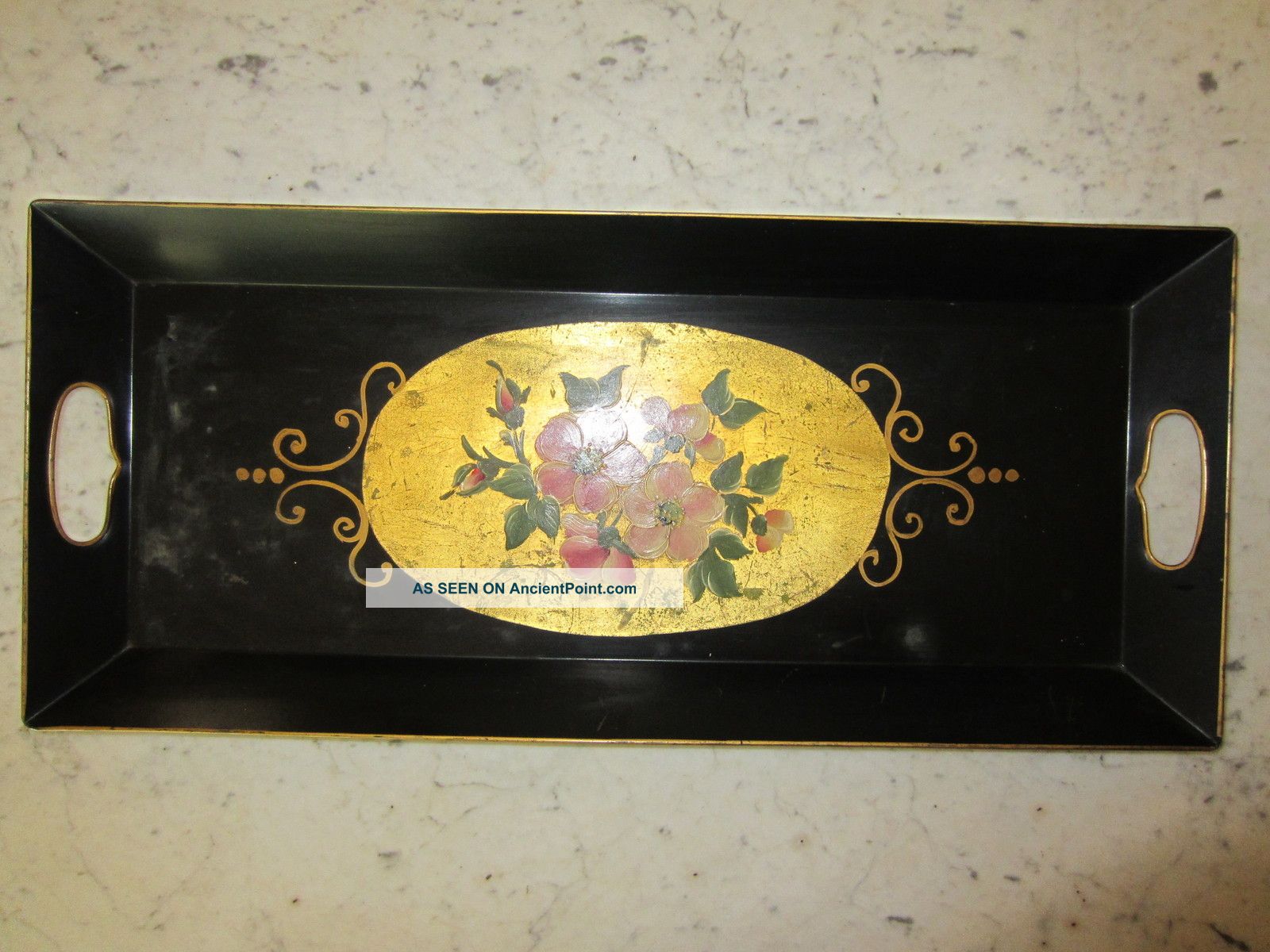 Antique Tole Tray Almost 22 