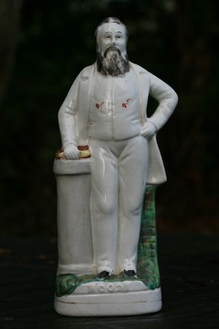 Mid C.  Staffordshire Of American Evangelist: Dwight Lyman Moody C1860 photo