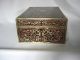 Antique French Boulle Brass & Shell Inlaid Box,  Ca.  1880 - 1900 Boxes photo 4
