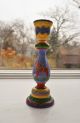 Hand Painted Hand Carved Dala Horse Candle Holder Very Rare Other photo 1