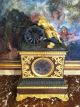 Antique Gillion French Empire Gilt Bronze Silk Suspension Mantel Clock - Paris Clocks photo 2