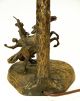 Antique Austria Bronze Brose Sculpture Lamp Western Cowboys/horses Lamps photo 2