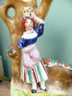 Fine 19thc Staffordshire Double Spill With Figures & Cow Figurines photo 3