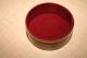 Brass Or Copper Trinket Box Snuff Tobacco Stamps Butterfly Grt Patina Vtg Metalware photo 9