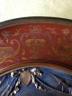 Stunning Antique Cameo Wall Plate Vienna Bronze Geschutzt Signed L.  B. Metalware photo 7