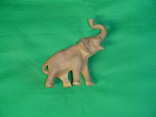 Antique Cast Iron Toy Elephant 4 