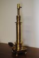 Mid Century Vintage Frederick Cooper Solid Brass Lamp W/new Shade Lamps photo 2