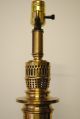 Mid Century Vintage Frederick Cooper Solid Brass Lamp W/new Shade Lamps photo 3