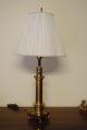 Mid Century Vintage Frederick Cooper Solid Brass Lamp W/new Shade Lamps photo 8
