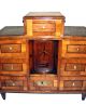 Unusual Mid 19th Cen.  Miniature Italian Fruitwood Cabinet With Tulipwood Inlay Other photo 5