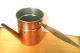 Vintage French Copper Hot Chocolate Pot Tin Lined Wood Handle Metalware photo 1