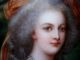 Berlin Porcelain Hand Painted Portrait Of Marie Antoinette Pencil Numbered Verso Other photo 2