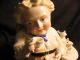 Vintage Biscuit/tobacco Jar Woman Drinking Tea Adorable Jars photo 1