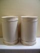 Antique Apothecary French Porcelain Pharmacy Jars Gold And Floral Jars photo 3